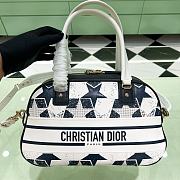 Dior Christian Bowling White Leather Handbag - 33x21x12cm - 1