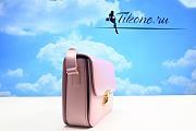 Celine Triomphe Pink Leather Bag  - 2