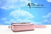 Celine Triomphe Pink Leather Bag  - 4