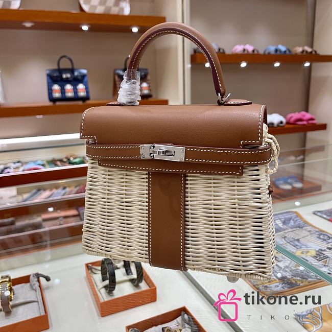 Hermes 25 Kelly Picnic Bag  - 1