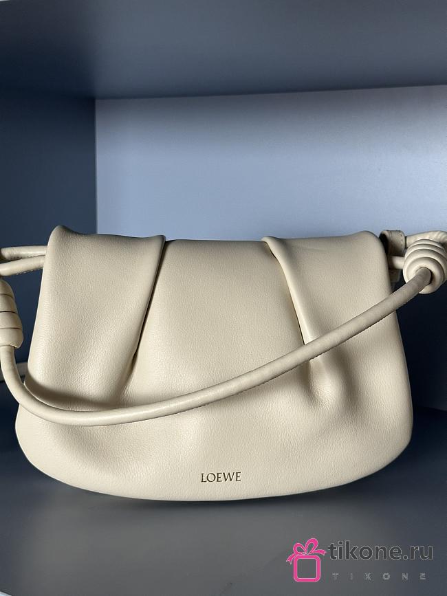 Loewe Paseo White Bag - 25x8x17cm - 1