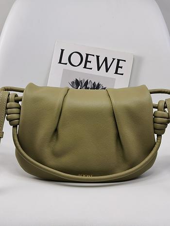 Loewe Paseo Green Bag - 25x8x17cm