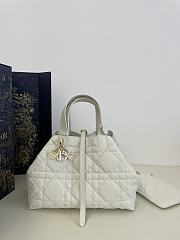 Dior Medium Toujours White Bag - 28.5x19x21cm - 1