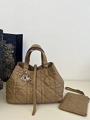 Dior Medium Toujours Brown Bag - 28.5x19x21cm - 1