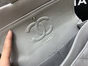 Chanel 25 Classic Lambskin In Grey - 5