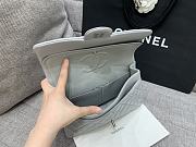 Chanel 25 Classic Lambskin In Grey - 3