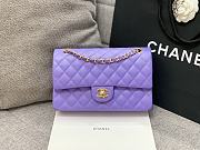 Chanel 25 Classic Caviar In Light Violet - 1