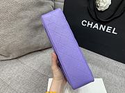 Chanel 25 Classic Caviar In Light Violet - 5