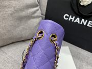 Chanel 25 Classic Caviar In Light Violet - 4