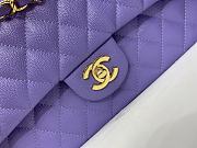 Chanel 25 Classic Caviar In Light Violet - 3