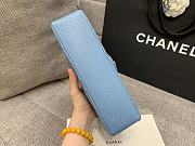 Chanel 25 Classic Caviar In Light Blue - 2