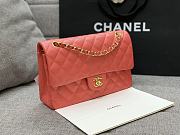 Chanel 25 Classic Caviar In Light Red - 5