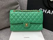 Chanel 25 Classic Caviar In Light Green - 2