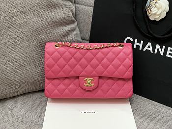 Chanel 25 Classic Caviar In Pink