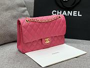 Chanel 25 Classic Caviar In Pink - 5