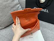 Chanel 25 Classic Caviar In Orange - 2