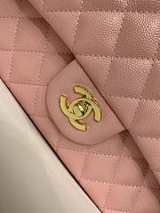 Chanel 25 Classic Caviar In Powder Pink - 3