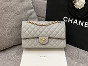 Chanel 25 Classic Caviar In Grey  - 1