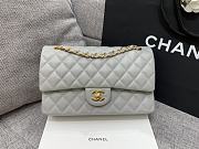 Chanel 25 Classic Caviar In Grey  - 2