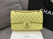 Chanel 25 Classic Caviar In Yellow - 5