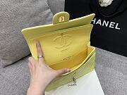 Chanel 25 Classic Caviar In Yellow - 2