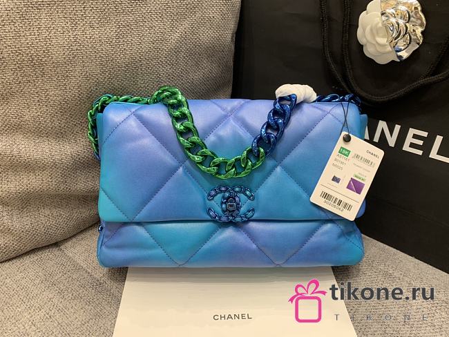 Chanel 19 Tie Dye Large Size - 30cm - 1