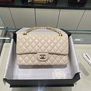 Chanel CF25 Milky Apricot Light Gold Buckle - 1