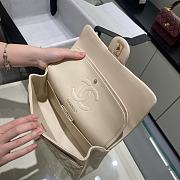 Chanel CF25 Milky Apricot Light Gold Buckle - 5