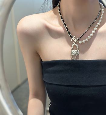 Chanel Pearl Mix Chain Necklace