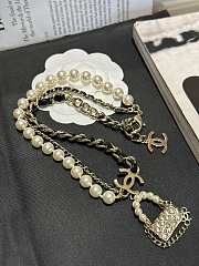 Chanel Pearl Mix Chain Necklace - 5