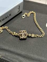 CHANEL Hollow Cube Diamond Necklace - 5