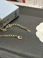 CHANEL Hollow Cube Diamond Necklace - 4