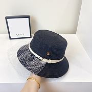 GG Bucket Hat With Lace - 1