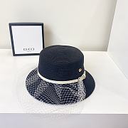 GG Bucket Hat With Lace - 3