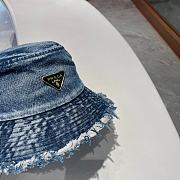 Prada Denim Bucket Hat - 2