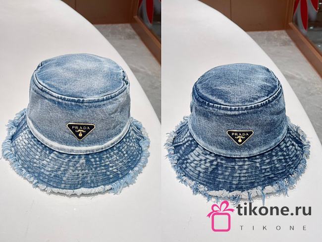 Prada Denim Bucket Hat 02 - 1