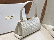 Dior Cannage White Leather - 26x9x14.5 cm - 2