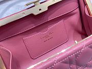 Dior Cannage Pink Leather - 26x9x14.5 cm - 3