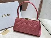 Dior Cannage Pink Leather - 26x9x14.5 cm - 2