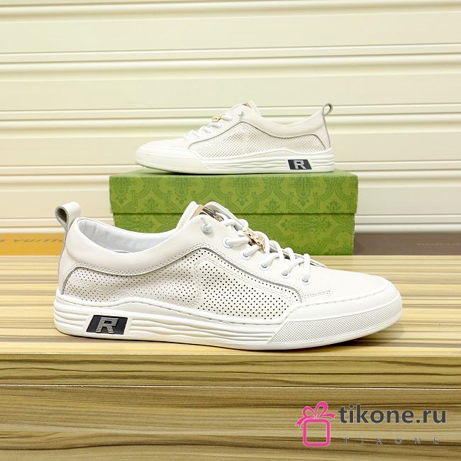 GG 2023 Men Breathable Shoes Classic White  - 1