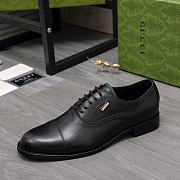 GG Men Shoes Black CoWhide Leather - 3