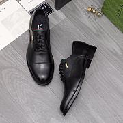 GG Men Shoes Black CoWhide Leather - 2