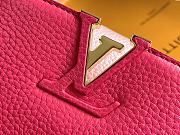 LV Capucines Rosa Pondichery Mini Bag - 21x14x8cm - 3