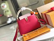 LV Capucines Rosa Pondichery Mini Bag - 21x14x8cm - 1