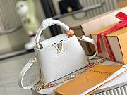 LV Capucines White Mini Bag - 21x14x8cm - 1