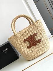 Celine Raffia Tote Bag - 23x22x23cm - 1