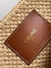 Celine Raffia Tote Bag - 23x22x23cm - 5