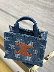 Celine Small Cabas In Denim  - 1