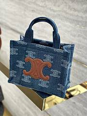 Celine Small Cabas In Denim  - 2