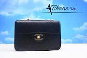 CHANEL 1998 Classic Flap Jumbo Black Lamskin - 1